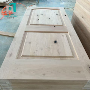 Porta Interna de Madeira Personalizada, Design de Porta de Madeira Teak Sólida, Portas Internas para Casa e Vila no Estilo Americano - Product Image 6