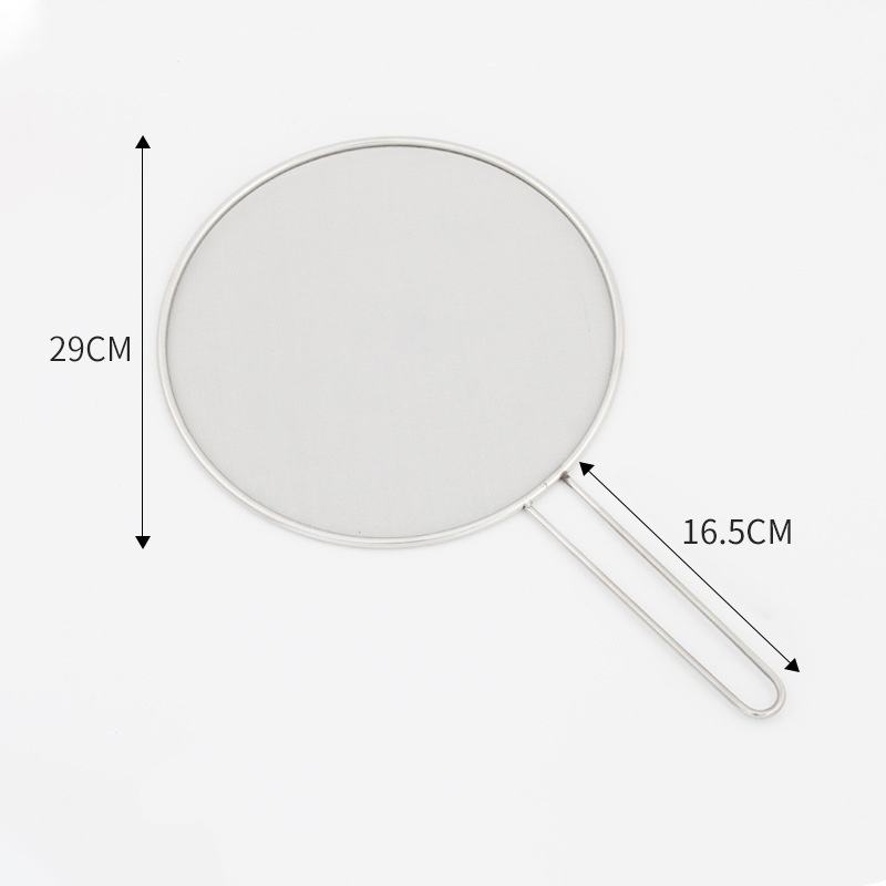 Tapa de acero inoxidable de 29 cm a prueba de aceite.