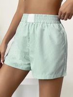 Nouveau short d'été OEM à taille haute et taille élastique boxer décontracté à carreaux shorts de gymnastique