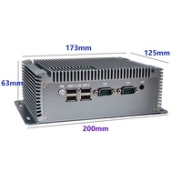 Nouveau mini PC industriel sans ventilateur AI Edge X86, Intel 12e génération Core I5/i7 Quad Core, 2xDDR5, 2 LAN, routeur, pare-feu Pfsense, mini PC