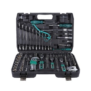 121-Piece Automotive Repair Tool Set 1/2 In Socket Ratchet Wrench Car Repair Tools Hard Case Cr-V Steel Auto Home Use - Product Image 1