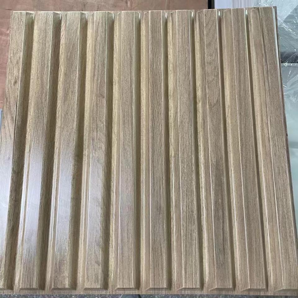 UDK PVC Teak Wood Timber Wall Board Panel for Interior Decor ...