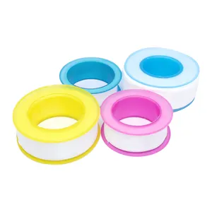 PTFE iplik mühür bant özelleştirilmiş renk su geçirmez yapışkan Ptfe bant üreticileri plastik için Ptfe bantlar