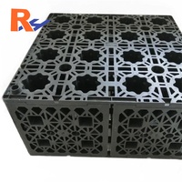 Système de récupération des eaux pluviales souterraines, système de drainage par écoulement, bac de drainage en PP, module de stockage d'eau de pluie urbaine modulaire en éponge
