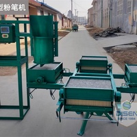 Machine de moulage de craie scolaire à 4 moules, moteur haute capacité, 12000-24000 pièces/heure, marque Disen, garantie 1 an