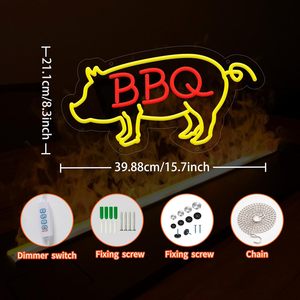 Barbecue neon LED dimmable USB powered ambient <b>light</b> shop <b>window</b> decoration <b>light</b> street indicator <b>light</b> landscape <b>light</b> 5v - Product Image 2