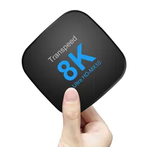 New arrival android 13.0 digital ATV box 2.4G 5G dual band WiFi 8k HD smart media supplier set-top box mx10