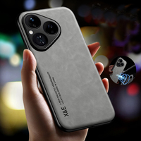 Funda de Lujo Ligera de Color Puro Serie P80Ultra con Orificio Grande para la Lente, Magnética, Protectora y Anti-Caídas para Teléfono Móvil