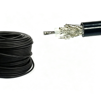 Câble coaxial blindé RG58 A/U en vrac, 50 Ohms, pour antenne radio, routeur Wi-Fi, extension de signal RF