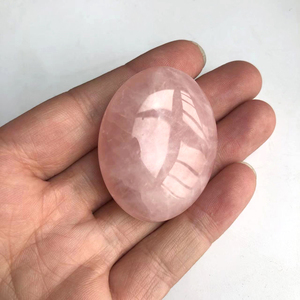 Natural Crystal Carved Palm Stone <b>Massage</b> Stone for Crystal Craft - Product Image 4