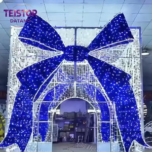 Grande boîte cadeau de Noël à LED avec motif lumineux, décoration extérieure commerciale pour centres commerciaux, rues et projets de fêtes - Product Image 2