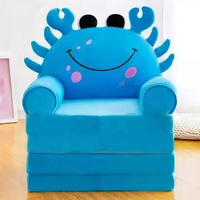 Le fabricant se spécialise dans la conception de canapés en peluche à motifs animaliers, canapé pliable à trois couches, prix/nouveau canapé pliable pour enfants à motifs de dessins animés