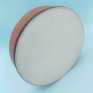 Wholesale Vintage Brown Wooden Frame Hand <b>Drum</b> Single Side Orff Percussion Instrument For Kids - Product Image 2