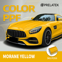 Película Protectora de TPU Prelatek Niche Retro Morane Amarilla con Cambio de Color, Tono Cremoso Suave que Ofrece una Estética Retro Inherente