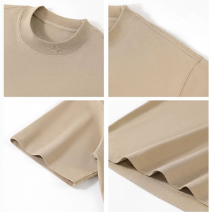 Sifot personnalisé hommes imprimé en 3D T-Shirt de haute qualité lourd 100% coton col rond Style décontracté impression numérique vierge - Product Image 4