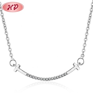 Collier en argent personnalisé avec <span class=keywords><strong>singe</strong></span>, nouveau design, zircon, argent pur exquis, collier féminin, bijoux - Product Image 3