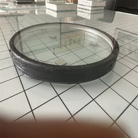 Vidrio aislante Low-E de alta calidad, protección UV Circular de radio pequeño, aislamiento térmico para centros comerciales de alta gama, hoteles