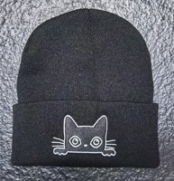 Gorro de Pescador Plegable Unisex Wins Flying, Gorro de Invierno de Punto Grueso Acrílico con Parche Bordado Personalizado