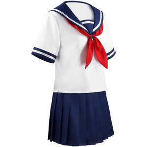 <span class=keywords><strong>Anime</strong></span> Yandere Simulator Ayano Aishi Cos juego <span class=keywords><strong>Anime</strong></span> Girl JK uniforme traje marinero camiseta falda negro <span class=keywords><strong>Cosplay</strong></span> disfraces Halloween - Product Image 3