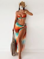 PASUXI Maillot de Bain Luxe Femme Grande Taille 3 Pièces Sexy Bikini Plage 2025 pour Femmes