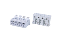 Connecteur à pince 4 broches 4 pôles 863 Borne sans vis pour une distribution efficace de l'énergie dans l'industrie des panneaux solaires et de l'éclairage LED