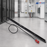 PDU intelligent standard britannique avec mesure pour armoire de serveur de centre de données, distribution d'alimentation, vente en gros, commande en gros
