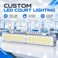 Projecteur LED linéaire 500W 600W, corps entièrement en aluminium, dissipation rapide de la chaleur, puce Lumileds, pour tunnel, entrepôt, salle de sport, projet