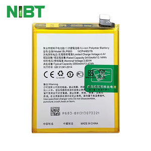 Nibt <span class=keywords><strong>แบ</strong></span><span class=keywords><strong>ต</strong></span>เตอรี่สำรอง<span class=keywords><strong>แบ</strong></span>บชาร์จไฟได้ความจุสูง BLP683 13.47Wh 4.4V 3500mAh สำหรับ A7X <span class=keywords><strong>OPPO</strong></span>/A7S/F9PRO - Product Image 1