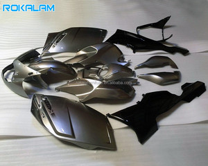 Carénages noirs argentés pour BMW <span class=keywords><strong>K1200S</strong></span> 2005 2006 2007 <span class=keywords><strong>2008</strong></span>, carrosserie K 1200S K1200 S 05 06 07 08, carénages de moto sportives de rechange - Product Image 1