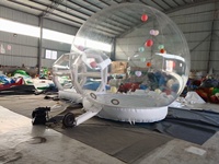 Apexscn View Bubble House, château gonflable pour enfants, utilisation intérieure et extérieure, utilisation commerciale, installation facile, matériau PVC, 1 an
