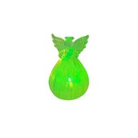 NEW Hand Make LED Glass Color Changing Angel 7.88 "Christmas Home Decor Centerpiece
