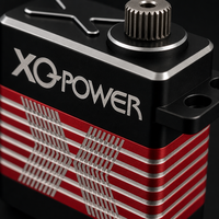 XQ-POWER 12V 40kg.cm de couple, servo numérique sans balais haute performance, servo de direction RC en aluminium CNC résistant à l'eau XQ-BLS8140H