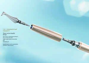 Ablatore Dentale e Lucidatore ad Aria Portatile 2 in 1 con Funzione Spray ad Acqua Macchina per la Pulizia dei Denti per l'Igiene Orale in Clinica - Product Image 5