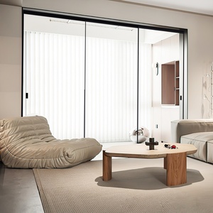 Porte coulissante <span class=keywords><strong>de</strong></span> cuisine ultra-étroite à trois battants pliables avec cloison invisible en verre, porte <span class=keywords><strong>de</strong></span> véranda, vente en gros et personnalisable - Product Image 4