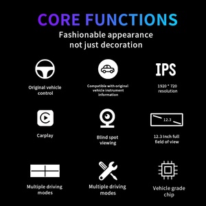 Panel de Instrumentos Digital con Pantalla LCD de 12.3'' y Conexión USB para Maserati Levante 2016-2023, Basado en Android - Product Image 6