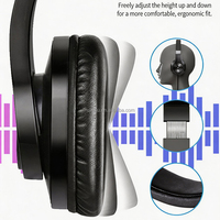 Casque filaire OneOdio T3 pour la surveillance, avec prise jack 3,5 mm, pour téléphone portable/PC/ordinateur portable/jeux, son stéréo 3D HiFi, pliable