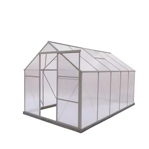 AG1012-H240-2S Popular Outdoor Aluminum Greenhouse Aluminum Frame Greenhouse Small Greenhouses For Home Use