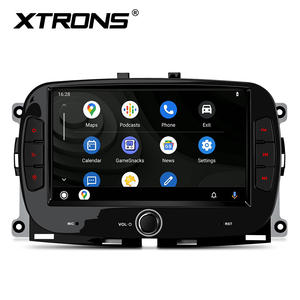 XTRONS 7 pouces Octa Core 4+128 Go Global 4G Écran IPS 1024x600 Lecteur multimédia stéréo de navigation automobile Android pour Fiat 500 - Product Image 6