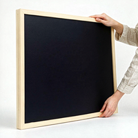 Tableau noir robuste et durable en pin massif, écologique, pour atelier, garage, liste de contrôle des outils, planification