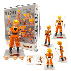 Figurines de manga de dessin animé de 12 à 16 cm, statue DRAGON BAII Goku Gotenks <span class=keywords><strong>Beerus</strong></span> Frieza, <span class=keywords><strong>figurine</strong></span> d'action mobile en PVC, jouets de figurines d'anime, cadeau - Product Image 2