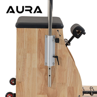 Nouvelle chaise Wunda en chêne robuste avec ressorts doubles réglables et pédales antidérapantes pour studio de Pilates et salle de sport à domicile
