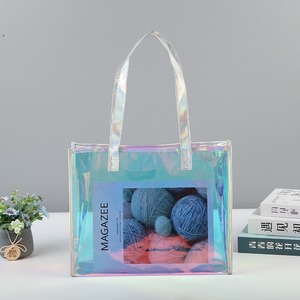 Bolsa de Compras de PVC Transparente de Gran Capacidad, Ecológica, con Diseño de Logotipo Personalizado - Product Image 6