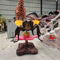 Parc à thème modèle d'insecte artificiel Animatronic modèle d'abeille réaliste