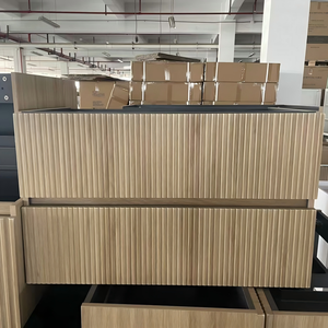 <span class=keywords><strong>Meuble</strong></span>-lavabo mural moderne en MDF contreplaqué couleur chêne <span class=keywords><strong>de</strong></span> <span class=keywords><strong>100</strong></span> <span class=keywords><strong>cm</strong></span> avec 2 <span class=keywords><strong>tiroirs</strong></span>, miroir <span class=keywords><strong>de</strong></span> <span class=keywords><strong>salle</strong></span> <span class=keywords><strong>de</strong></span> <span class=keywords><strong>bain</strong></span> à LED inclus, lavabo en céramique - Product Image 6