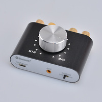 Kompakt BT 5.0 Dijital Ses Amplifikatörü Mini Hi-Fi Stereo Güç Amplifikatörü Masaüstü Ev Araba Hoparlör Sistemi için