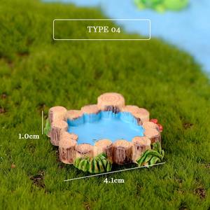 Patung Patung Bangunan Kuno Miniatur Taman Peri Kerajinan Resin Jembatan Retro Buatan, Dekorasi Taman Mini Rumah Antik - Product Image 5