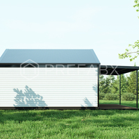 Maison préfabriquée PrefabX Flip conforme aux normes CE, australiennes, européennes et américaines, maison entièrement configurée pour les projets d'appartements