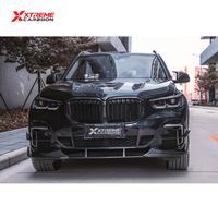 XTREME Upgrade Spoiler avant en fibre de carbone sèche TAKD, lèvre de pare-chocs avant monobloc, kit carrosserie pour BMW 2018-2023 G05 X5