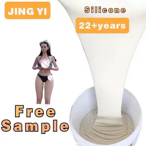 2024 Free sample rtv silicone liquid silicone rubber material for human body mold making sex toys for men