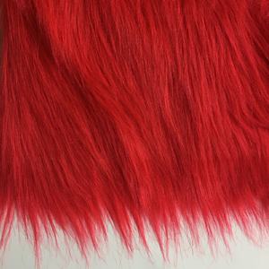 Precio de fábrica al por mayor de <span class=keywords><strong>pelo</strong></span> largo personalizado Hipile tela 100% poliéster tela de piel sintética para prendas de vestir Juguetes - Product Image 4